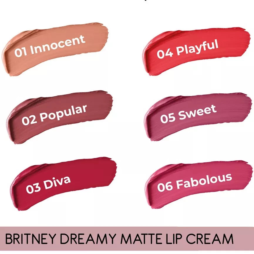 Britney Dreamy Matte Lip Cream 08 Classy | 10 g