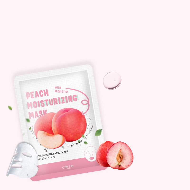 Girlpal Peach Moisturizing Face Sheet Mask