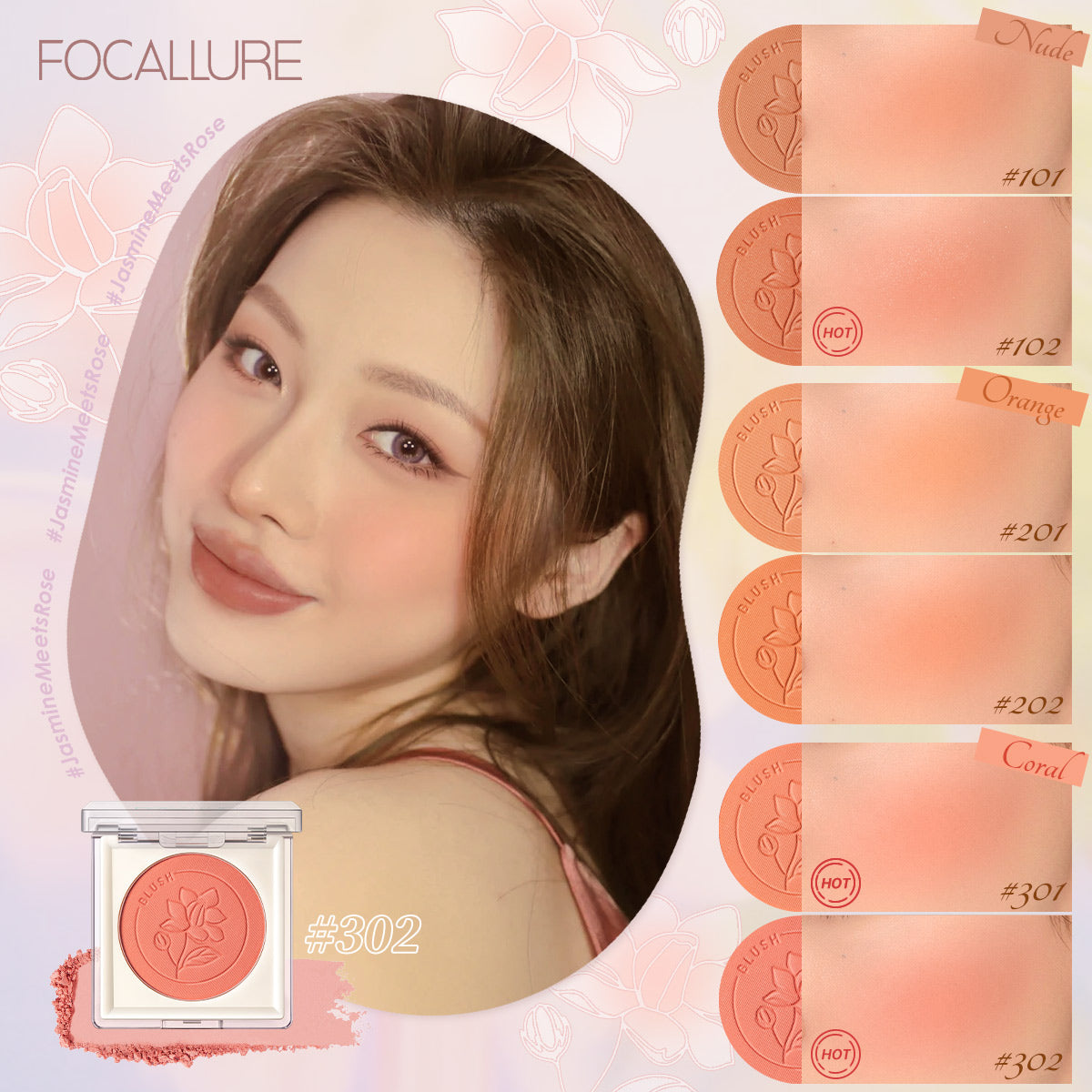 Focallure Perfection Velvet Blush FA235 #302