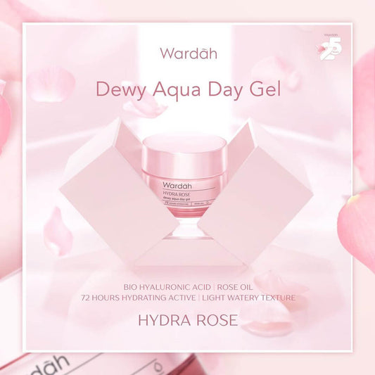 Wardah Hydra Rose Dewy Aqua Day Gel | 40 g