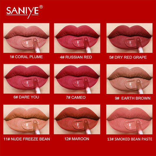 SANIYE Non-stick Lip matte Gloss L1181 6#