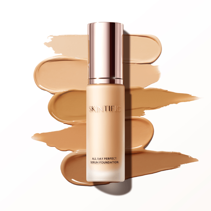 SKINTIFIC All Day Perfect Serum Foundation - 00 Porcelain | 825 ml