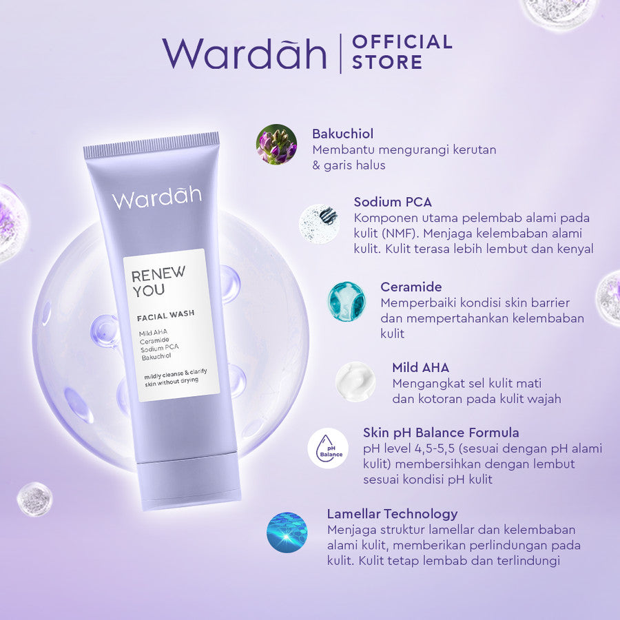 WARDAH Renew You Facial Wash | 100 ml