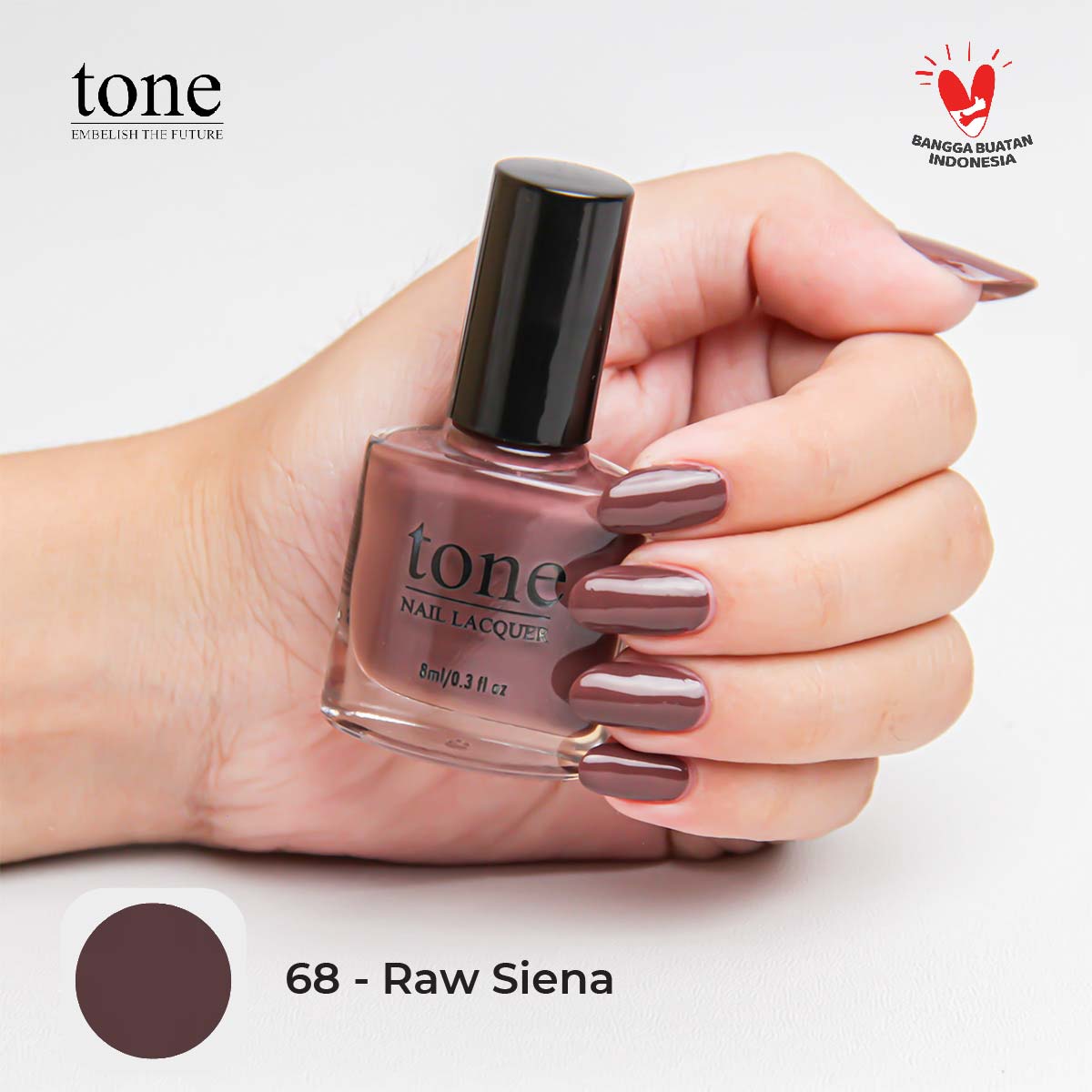 Tone Nail Polish Glossy Winter Mood Series 68 | 8 ml