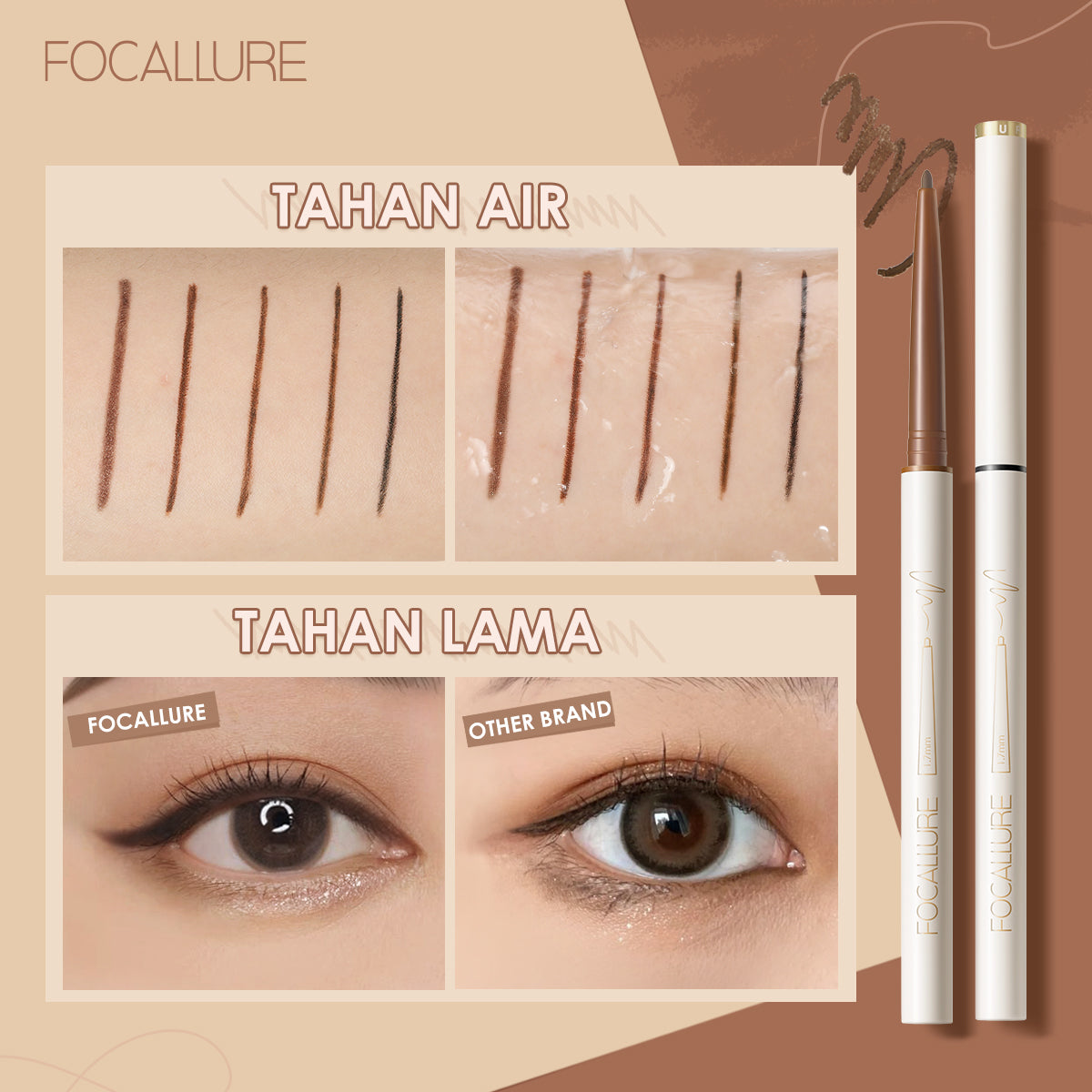 Focallure Perfectly Defined Gel Eyeliner FA243 - F05