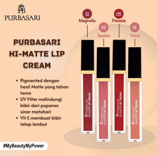 Purbasari Hi Matte Lip Cream 02 Azalea | 6,5 g