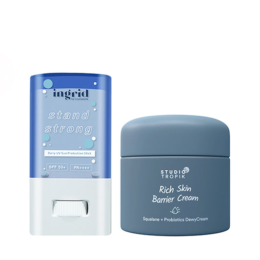 [Combo] Studio Tropik Rich Skin Barrier Cream (50 g) + Ingrid UV Stick Sunscreen