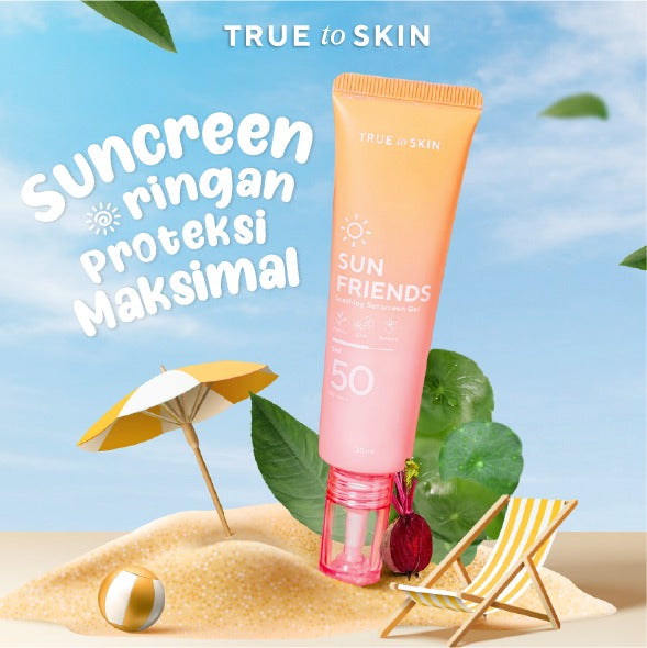 True To Skin Sunfriends Sunscreen Gel SPF 50 PA++++ | 30 ml