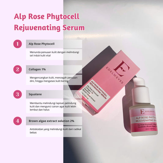 Edelweyss Alp Rose Phytocell Rejuvenating Serum | 20ml