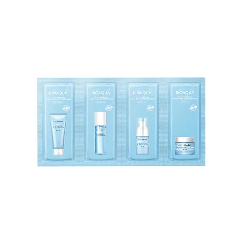 BIOAQUA 7X Ceramide Skin Barrier Repair Moisturize Kit 3g+3g+3ml+3ml