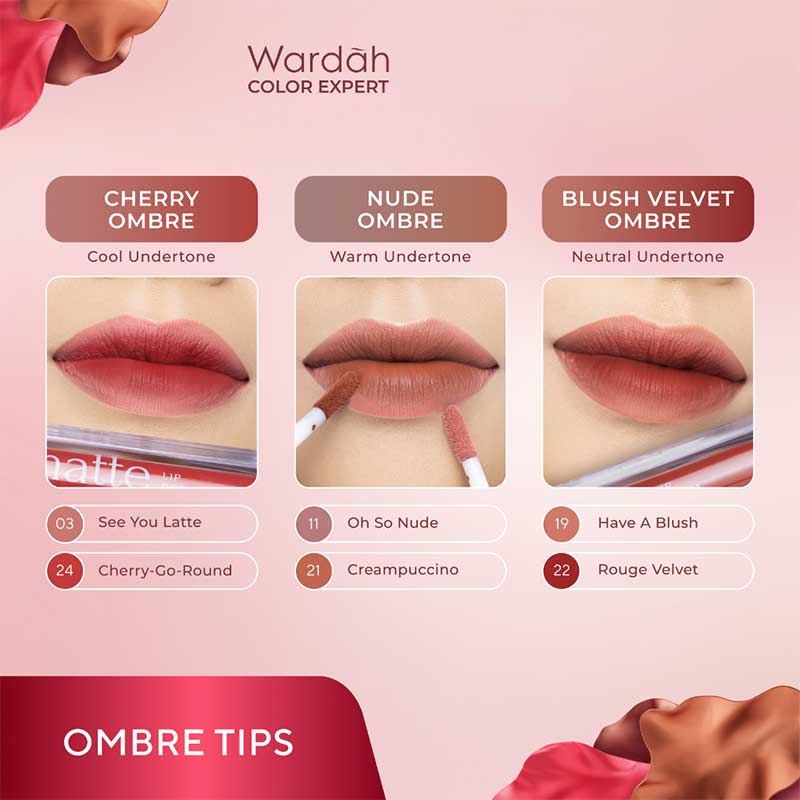 WARDAH Exclusive Matte Lip Cream 17 - Rosy Cheek | 4 gr