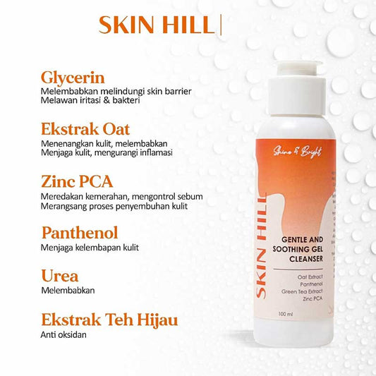 Skin Hill Facial Wash Gentle and Shooting Gel Cleanser | 100ml