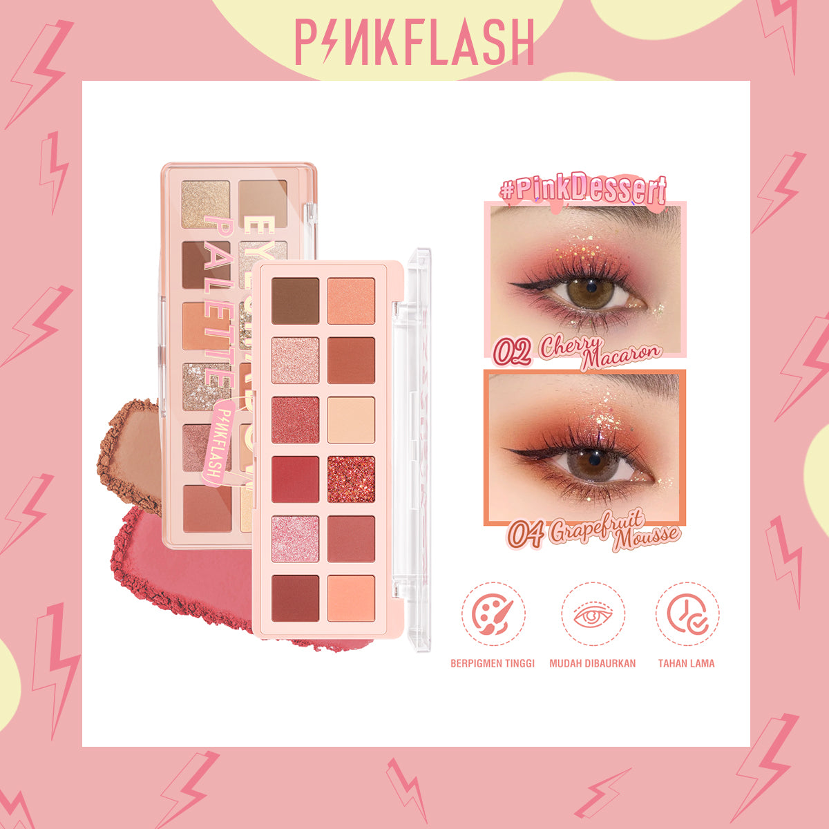 Pinkflash Pro Touch Eyeshadow Palette PF-E15 #04