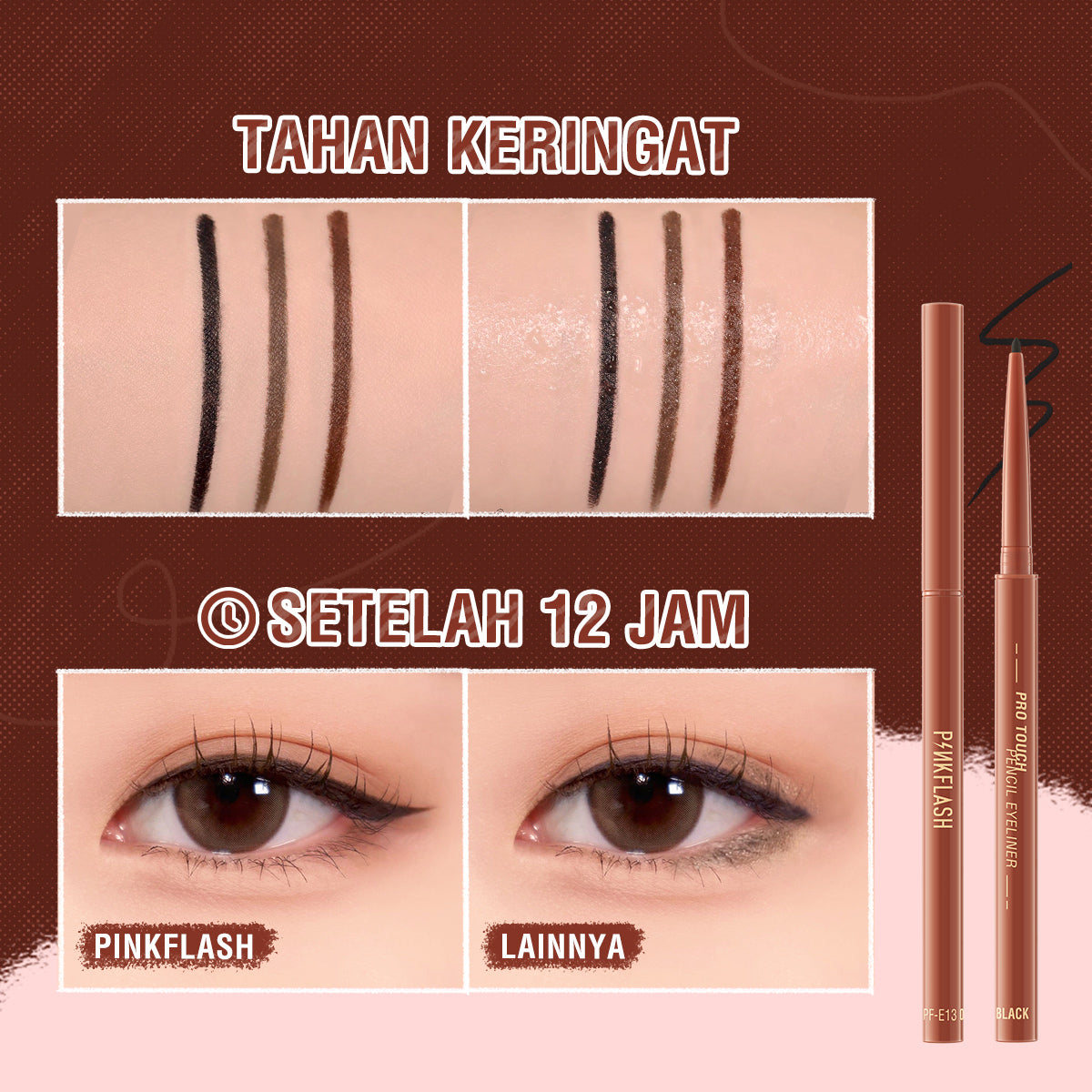 Pinkflash Pro Touch Pencil Eyeliner PF-E13 - #02