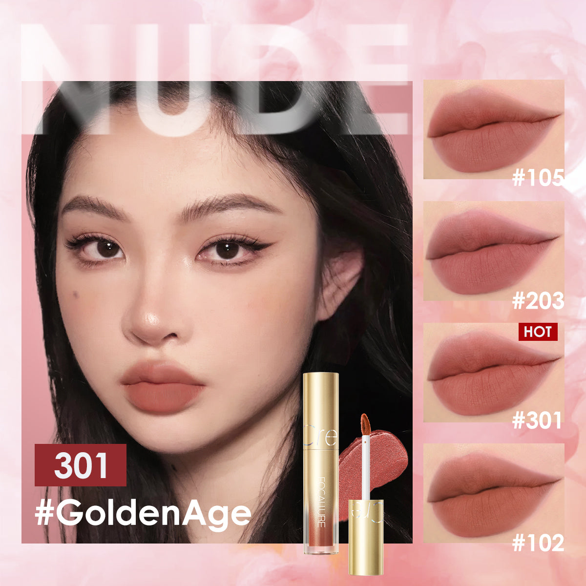 Focallure Silky Lip Cream FA344 #301