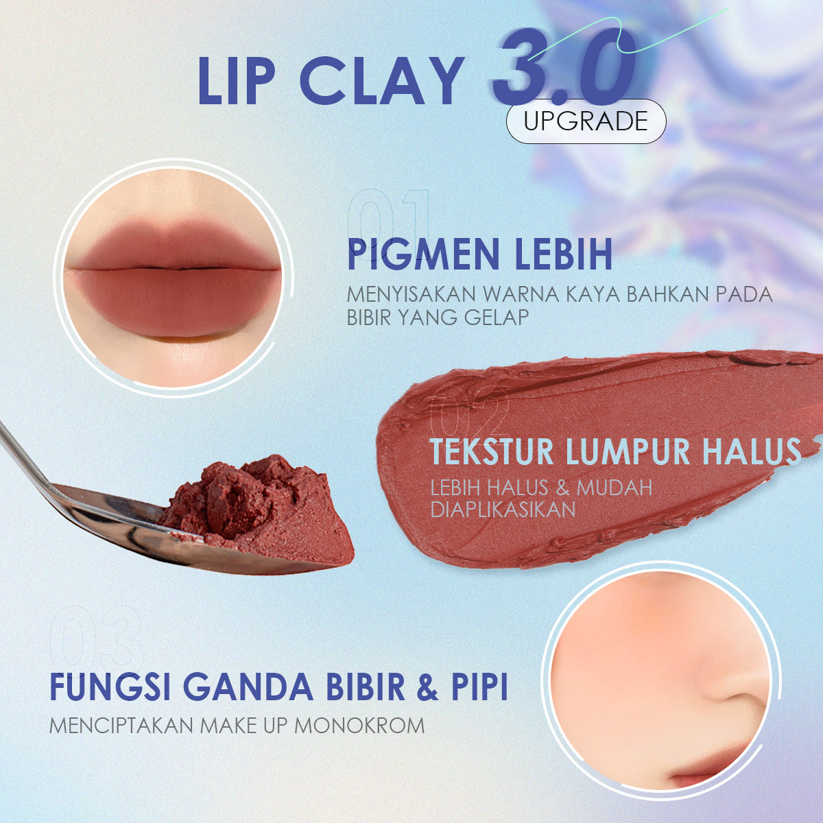 Focallure Creamy Lip & Cheek Duo FA266 D07