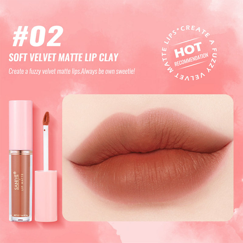 SANIYE Lip Matte Fashion Lady Non-stick Lip Gloss L1180 #02