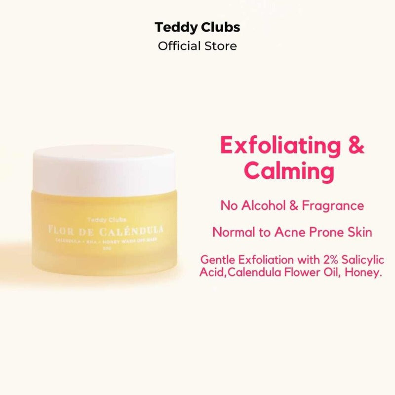 TEDDY CLUBS Gel Mask Flor de Calendula 50gr