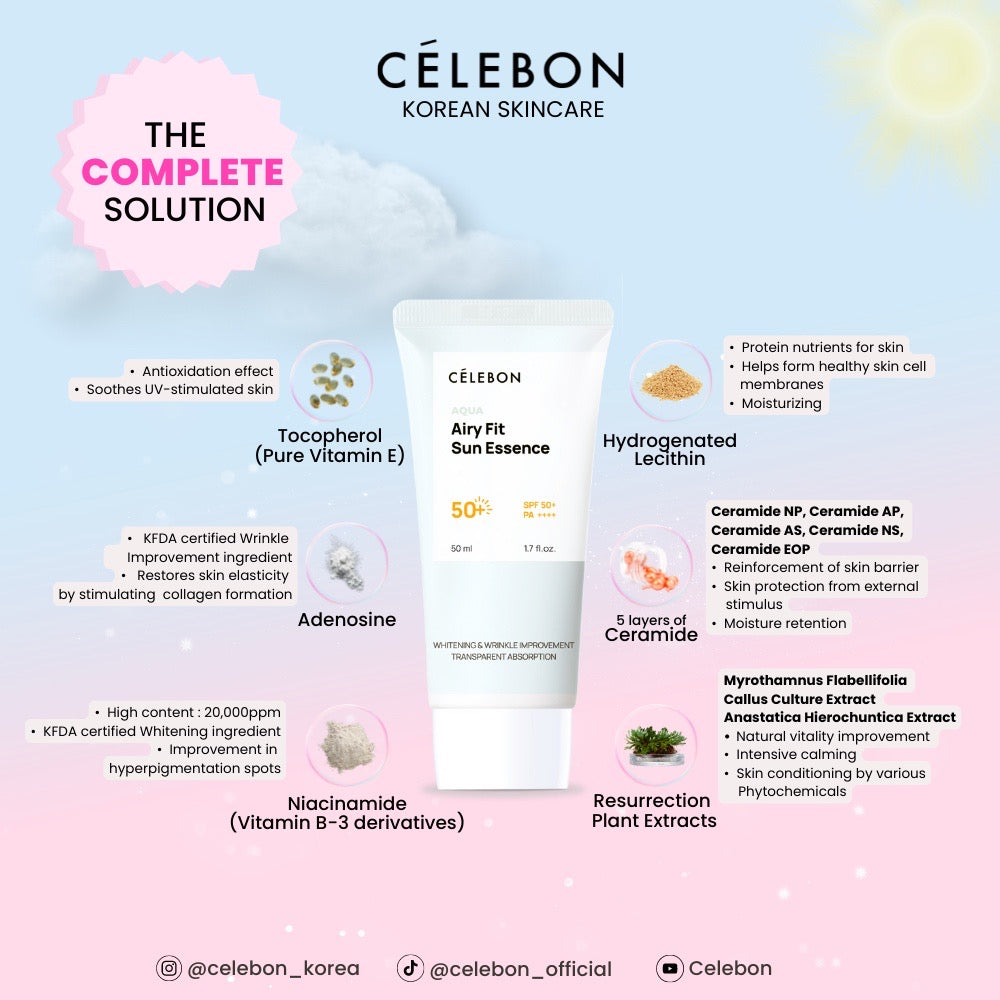 Celebon Airy Fit Sun Essence | 50ml