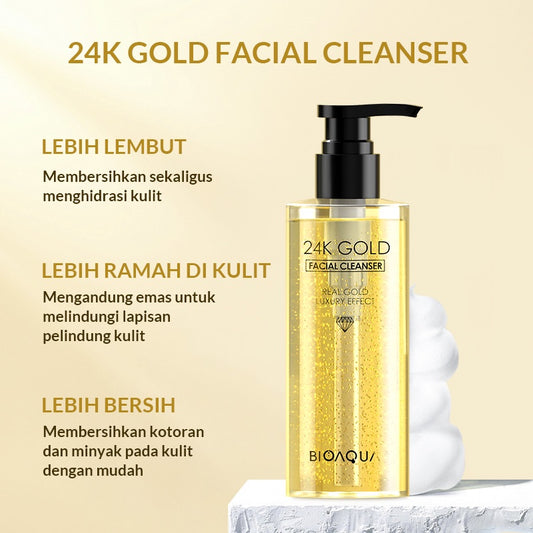 BIOAQUA 24K Gold Facial Cleanser 200ml