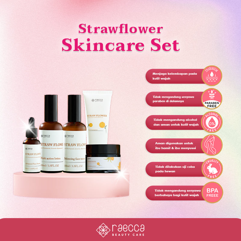 Raecca Strawflower Skincare Set 5in1