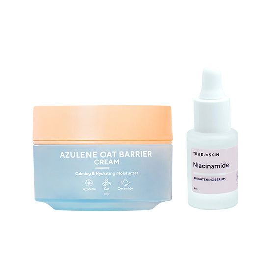 [Combo 2+1] True To Skin Azulene Oat Barrier Cream (30 g) + [Free] True To Skin Niacinamide Brightening Serum Mini Size