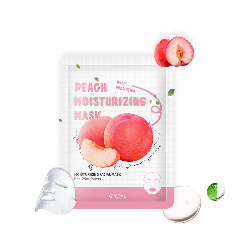 Girlpal Peach Moisturizing Face Sheet Mask