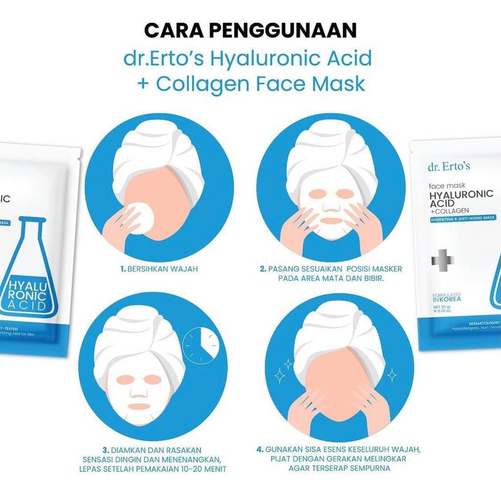 Dr. Erto's Face Mask Hyaluronic Acid + Collagen