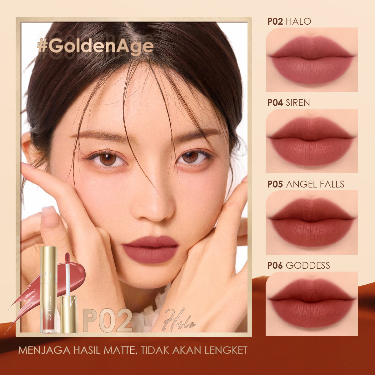 Focallure Ultra Matte Liquid Lipstick FA245 - P05