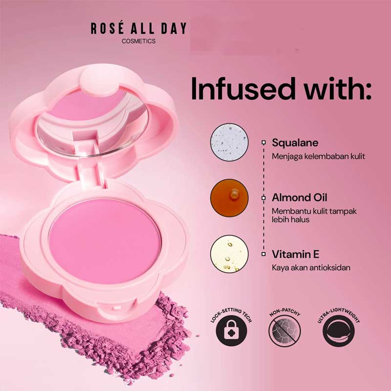 ROSE ALL DAY Cheeky Veil Powder Blush - Cheek a Boo | 4 gr