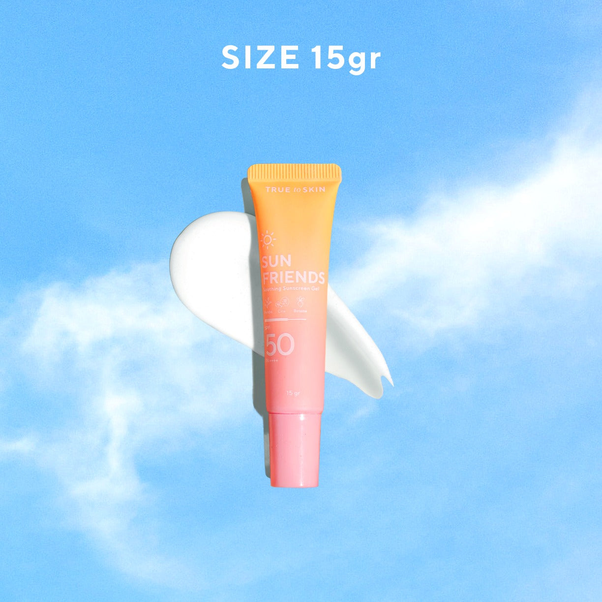 True To Skin Sunfriends Sunscreen Gel SPF 50 PA++++ Mini | 15ml