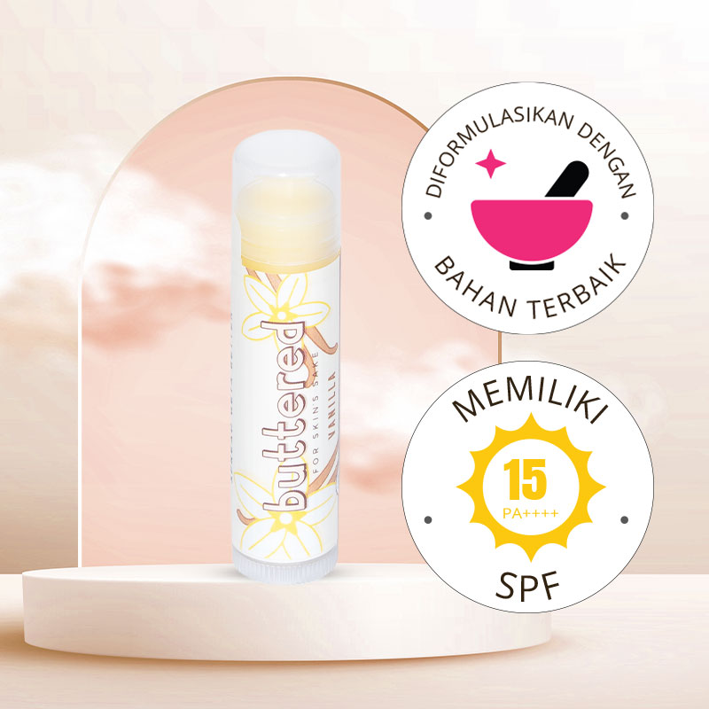 Buttered Premium Lip Balm SPF 15 - Vanilla