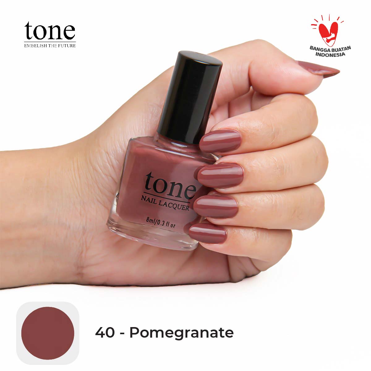 Tone Nail Polish Glossy Mixed Series 40 | 8 ml