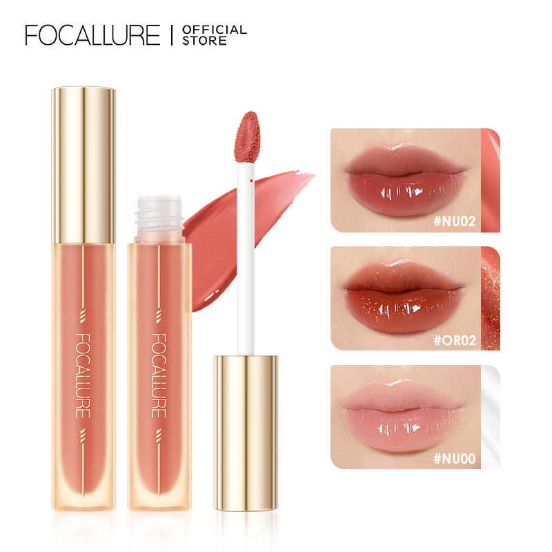 FOCALLURE SERUM GLOW LIPGLOSS FA279 - PK02