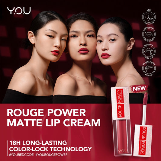 Y.O.U Rouge Power Matte Lip Cream - R677 Release