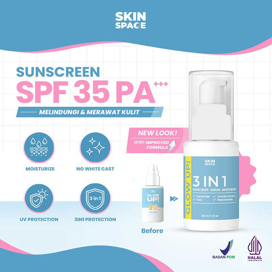 SKINSPACE Glow Up 3in1 Sunscreen