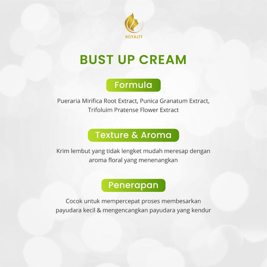 Glowpedia Royalty Bust Up Cream (Krim Pengencang Payudara) | 100 g