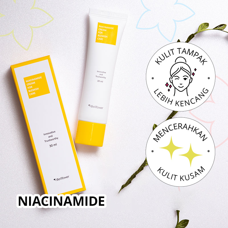 Bellflower Niacinamide Cream For Blemish Care | 30 ml