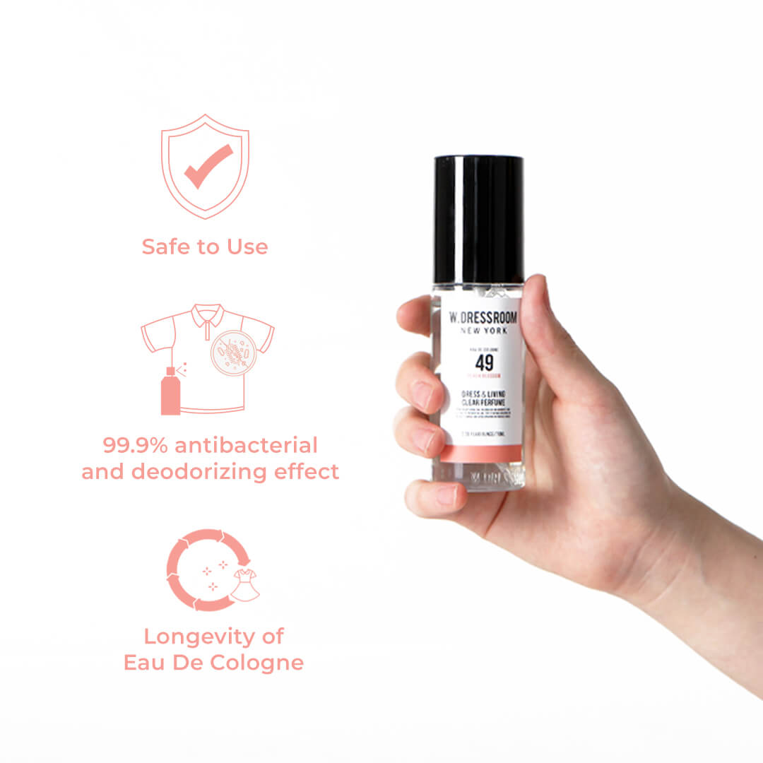 [Mega Combo] W.Dressroom Dress & Living Clear Perfume Combo 2 (70 ml x 4 pcs) + [Free] Pouch