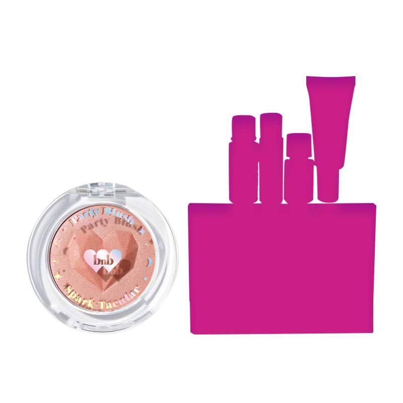 COMBO 1+1 Barenbliss Spark-Tacular Party Blush - 01 Peach Topaz | 3.5 g Free AXIS-Y Mystery BOX