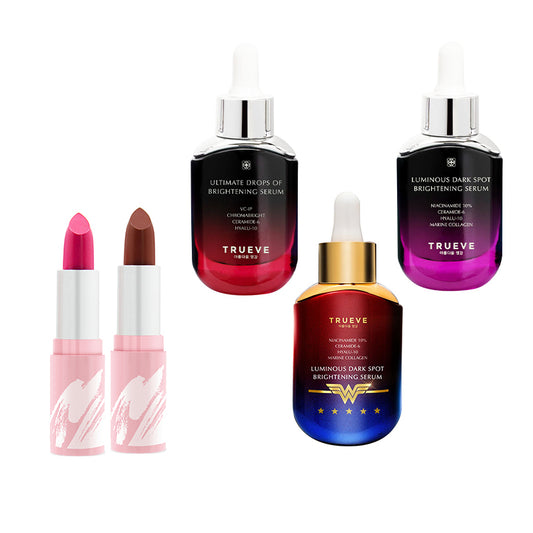 [Mega Combo 8+4] Trueve Serum (30 ml x 8) + [Free x2] Pinkberry Lip Moist Rising Star + [Free x2] Lip Moist Pretty In Pink