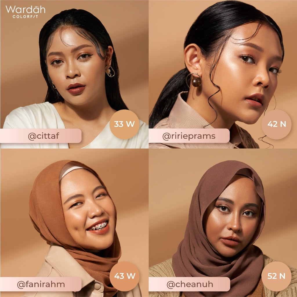 WARDAH Colorfit Perfect Glow Cushion - 32N Neutral Beige | 15 gr