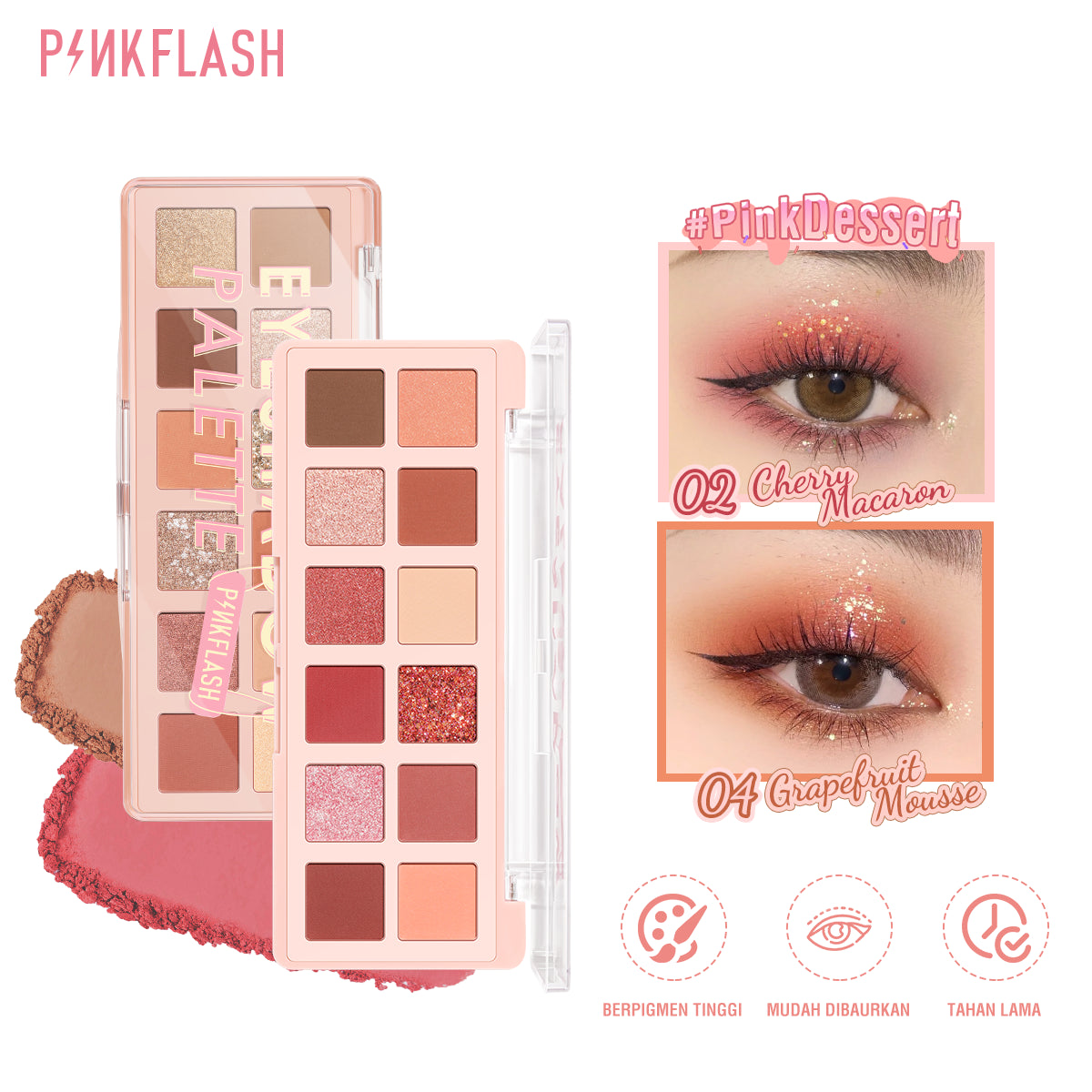 Pinkflash Pro Touch Eyeshadow Palette PF-E15 #04