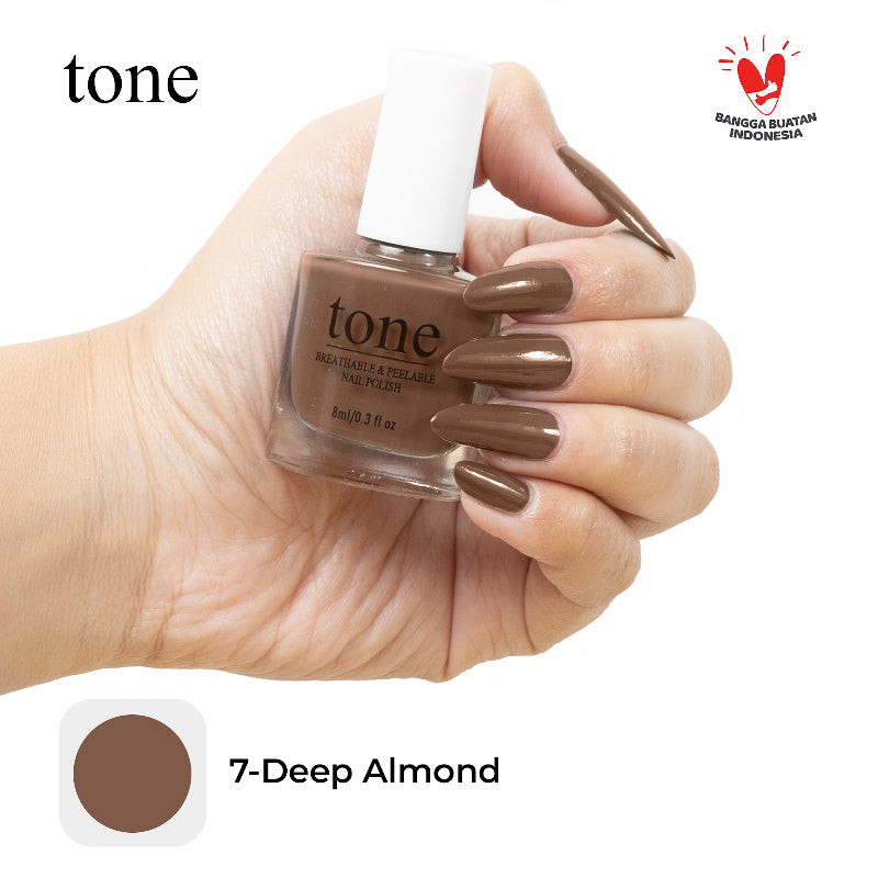 TONE Breathable and Peelable Nail Polish Neutral Palette Series 7