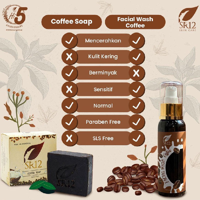 SR12 Coffee Herbal Soap | 60gr