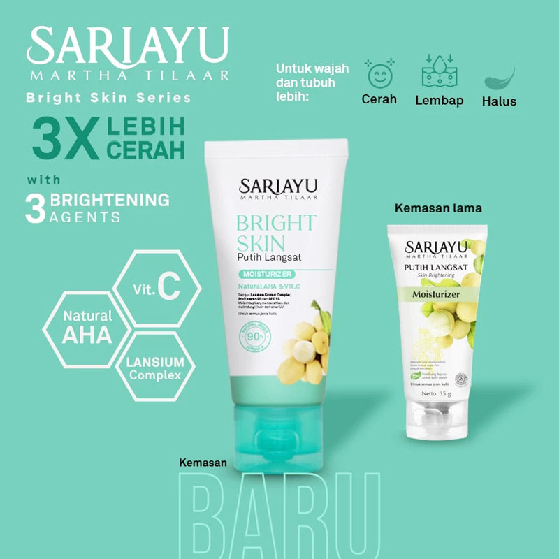 SARIAYU BRIGHT SKIN PUTIH LANGSAT MOISTURIZER | 35g