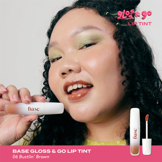 BASE Gloss & Go Lip Tint Bustlin' Brown