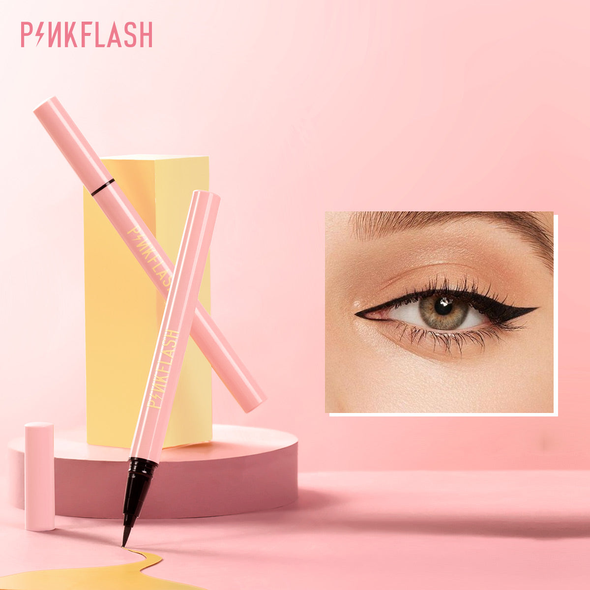 PINKFLASH WATERPROOF EASY EYELINER PF-E01#B02