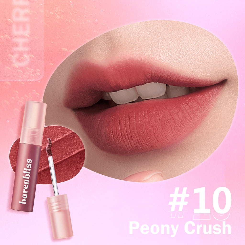 Barenbliss Cherry Makes Cheerful Lip Velvet - 10 Peony Crush