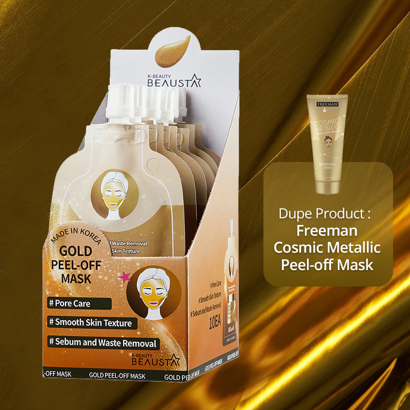 Beausta Gold Peel Off Mask | 20 ml X 10 Pcs